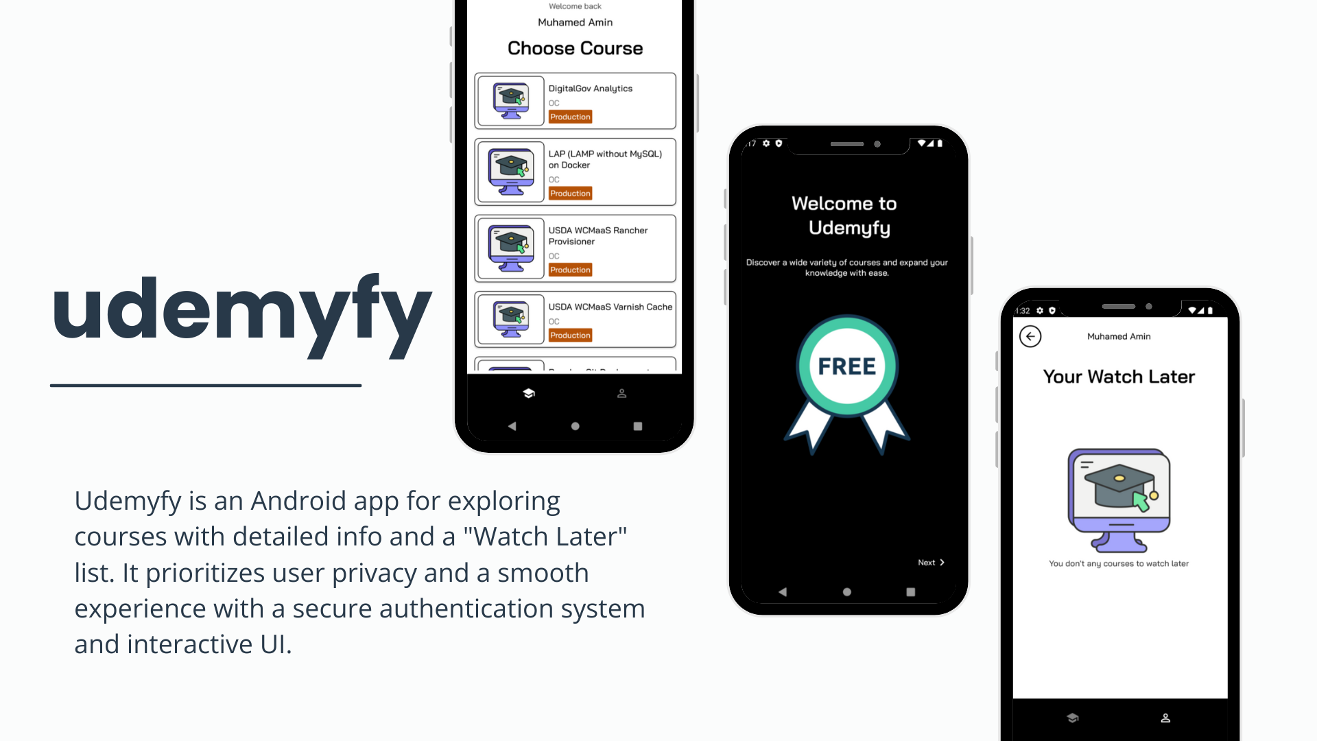 Udemyfy App Screenshot